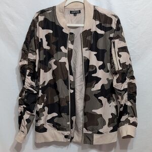 Zara Women's Camouflage Utility Jacket